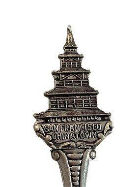 Vintage San Francisco Chinatown Souvenir Spoon B79